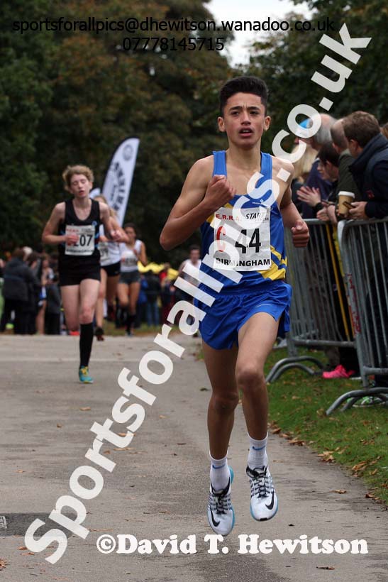 Boys under-15s ERRA Road Relays, Sutton Coldifield, Birmingham. Photo: David T. Hewitson/Sports for All Pics